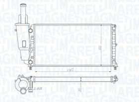 MAGNETI MARELLI BM114 - RADIADOR FIAT PUNTO 60-75