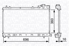 MAGNETI MARELLI BM1324 - RAD. SUBARU FORESTER 2.0I AUT.