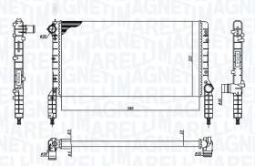 MAGNETI MARELLI BM180 - RADIADOR MOTOR FIAT DOBLO