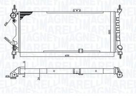 MAGNETI MARELLI BM588 - RADIADOR OPEL CORSA B/COMBO