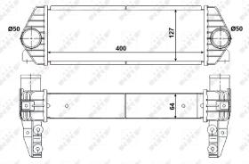 NRF 30516 - INTERCOOLER FORD TRANSIT CONNECT