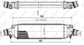 NRF 30780 - INTERCOOLER OPEL CORSA D