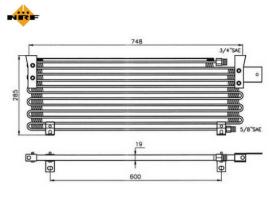 NRF 35001 - CONDENSADOR CHRYSLER - JEEP