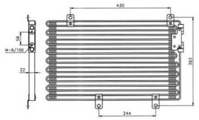 NRF 35040 - CONDENSADOR ALFA ROMEO 145