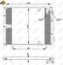 NRF 35132 - CONDENSADOR BMW E34