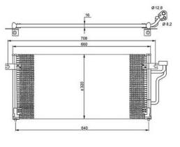 NRF 35137 - CONDENSADOR COLT IV 1.5/1.6/1.8/1.8F/LAN