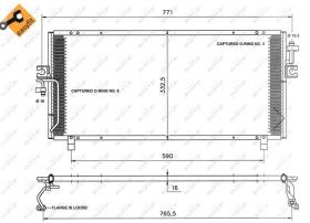 NRF 35195 - CONDENSADOR NISSAN PRIMERA P11