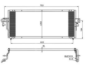 NRF 35210 - CONDENSADOR NISSAN ALMERA N15