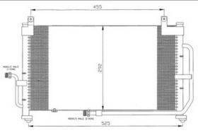 NRF 35344 - CONDENSADOR DAEWOO MATIZ 98-