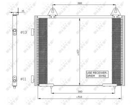 NRF 35351 - CONDENSADOR LAND ROVER FREELANDER