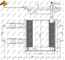 NRF 35367 - CONDENSADOR VW POLO