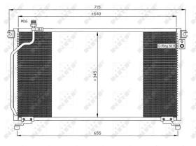 NRF 35374 - CONDENSADOR NISSAN TERRANO 2.7D