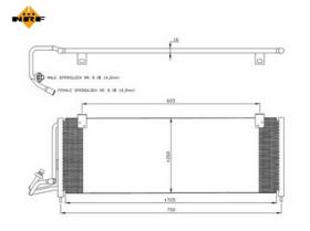 NRF 35419 - CONDENSADOR JEEP