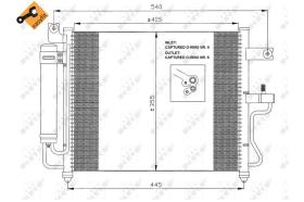 NRF 35428 - CONDENSADORES HYUNDAI ACCENT MAN.4