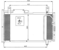 NRF 35455 - CONDENSADOR SUZUKI