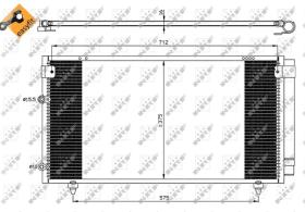 NRF 35518 - CONDENSADOR TOYOTA AVENSIS