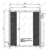 NRF 35562 - CONDENSADOR HONDA JAZZ