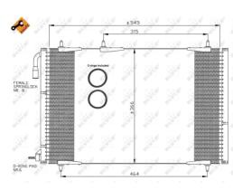 NRF 35836 - COND. PEUGEOT 206 98-