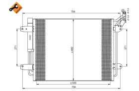 NRF 35848 - CONDENSADOR AUDI-SEAT-SKODA-VW