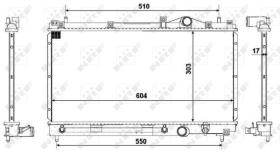 NRF 50332 - RADIADOR CHRYSLER NEON 2.0 16V