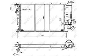 NRF 50412 - RADIADOR CITROEN-PEUGEOT 306