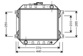 NRF 505308 - RADIADOR NISSAN-DATSUN SUNNY 1.2 12