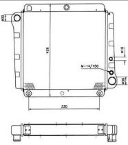 NRF 505407 - RADIADOR VOLVO 343 1.4 L/DL/GL