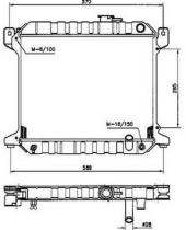 NRF 505823 - RADIADOR HONDA ACCORD 1.6