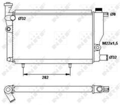 NRF 52024 - RADIADOR PEUGEOT 205