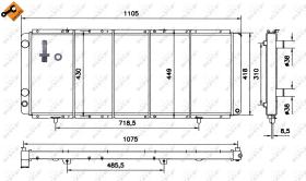 NRF 52045 - RADIADOR CITROEN JUMPER-FIAT DUCATO