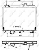 NRF 53208 - RADIADOR SUZUKI BALENO A/T