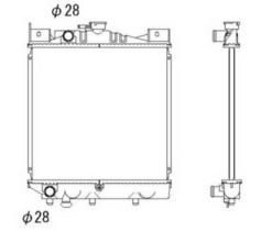 NRF 53333 - RADIADOR SUZUKI SWIFT