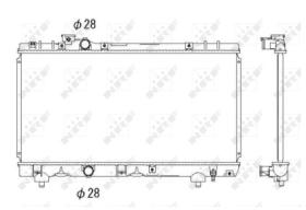 NRF 53338 - RADIADOR TOYOTA PASEO