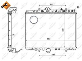 NRF 58351 - RAD. CITROEN C5 00-