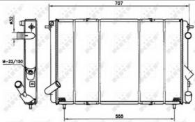 NRF 58902 - RADIADOR RENAULT ESPACE