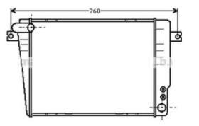 NISSENS 60631 - RADIADOR BMW E23 735 M/T