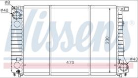 NISSENS 60742 - RADIADOR BMW E32