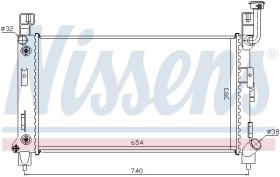 NISSENS 60992 - RADIADOR CHRYSLER VOYAGER