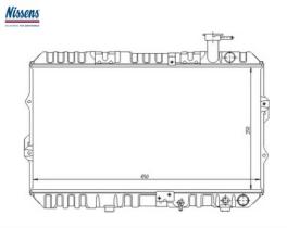 NISSENS 62264 - RADIADOR HONDA CIVIC III