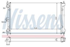 NISSENS 65173A - RADIADOR VW POLO 1.4D