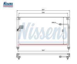 NISSENS 94294 - CONDENSADOR MAZDA 626 94-96