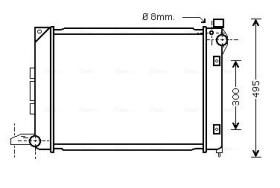 AVA QUALITY AU2164 - RADIADOR LAND ROVER FREELANDER