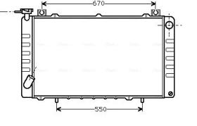 AVA QUALITY DNA2150 - RADIADOR PATROL 2.8 TD(Y60)"89-"9