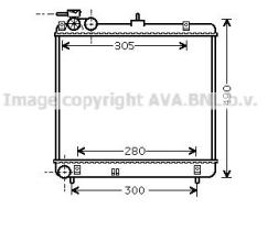 AVA QUALITY HY2192 - RADIADOR HYUNDAI ATOS