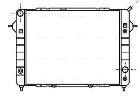 AVA QUALITY OL2090 - RADIADOR OPEL OMEGA A