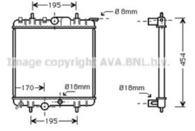 AVA QUALITY PEA2224 - RADIADOR PEUGEOT 307