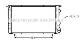 AVA QUALITY RTA2150 - RADIADOR RENAULT ESPACE II