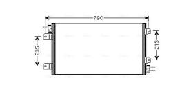 AVA QUALITY RTA5342 - CONDENSADOR RENAULT MASTER/NISSAN