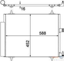 BEHR HELLA SERVICE 8FC351305221 - CONDENSADOR CITROEN C8-JUMPY