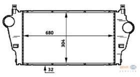 BEHR HELLA SERVICE 8ML376723291 - INTERCOOLER RENAULT